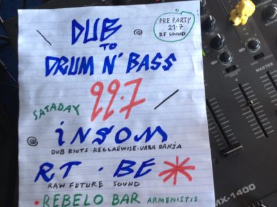 Rebelo bar presents Insom & RawFutureSound