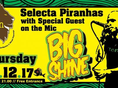 Selecta Piranha on decks & Big Shine pon da Mic