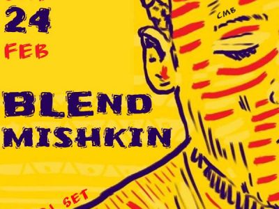 Blend Mishkin at Indigo-cmb Sat. 24 02