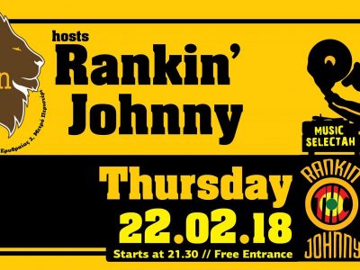 Rankin' Johnny at Zion - Thursday 22.02.